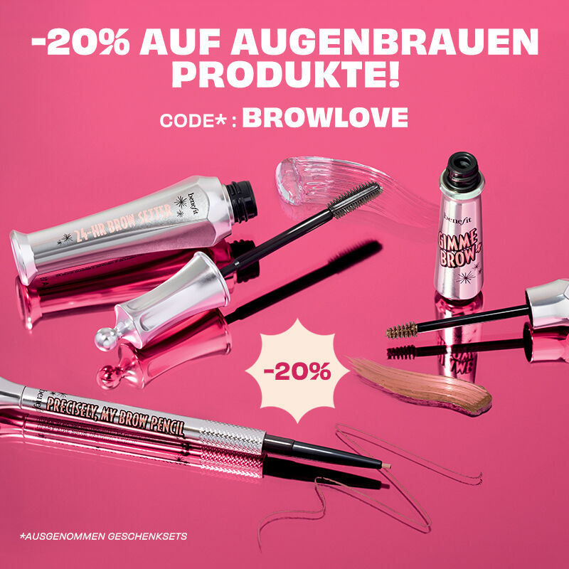 -20 % auf Augenbrauenprodukte
