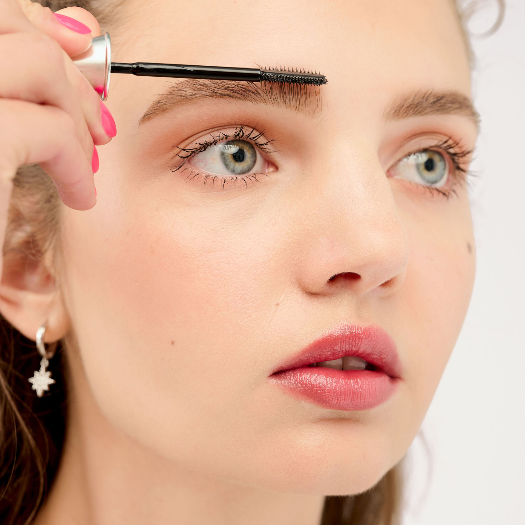Brush 24-HR Brow Setter along brows to shape & set.