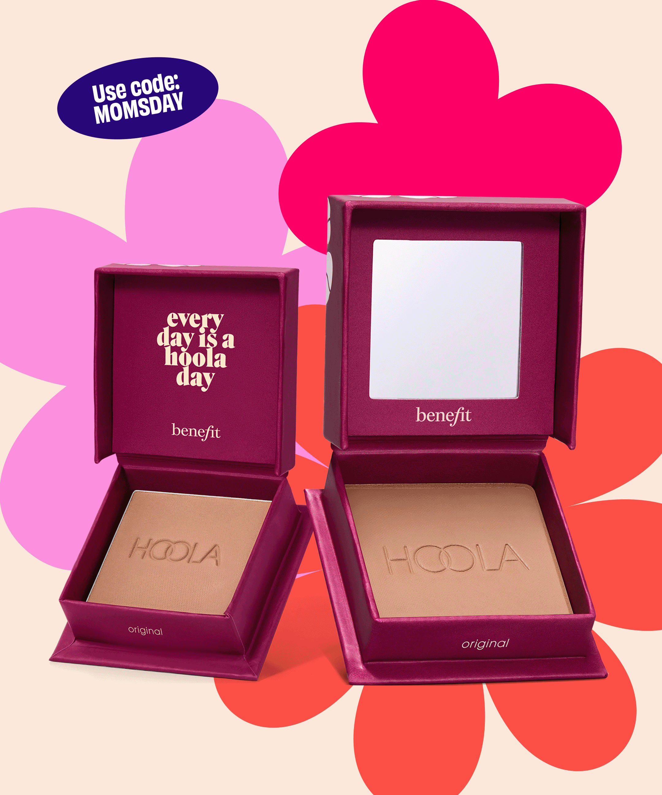 This Mother's Day, show Mom some love with a full-size product of her fave, then treat yourself to any mini for 50% off! Code: MOMSDAY