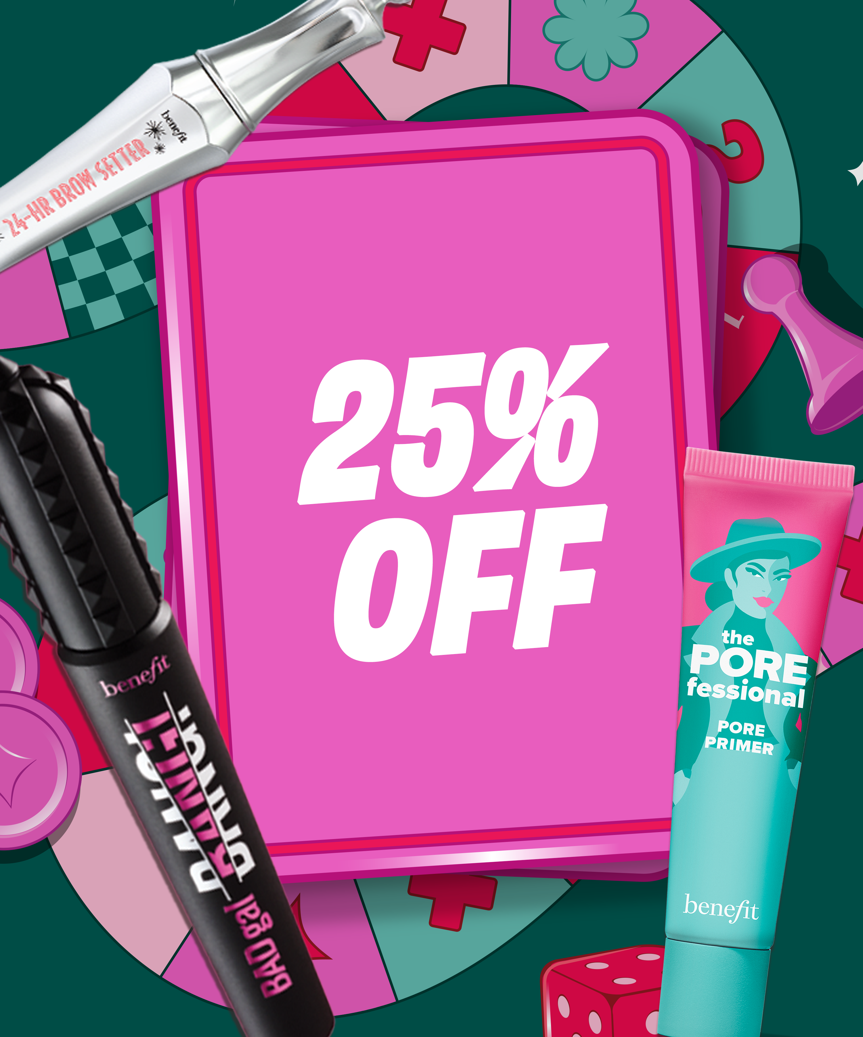 Buy 2 full sizes and get 25% OFF