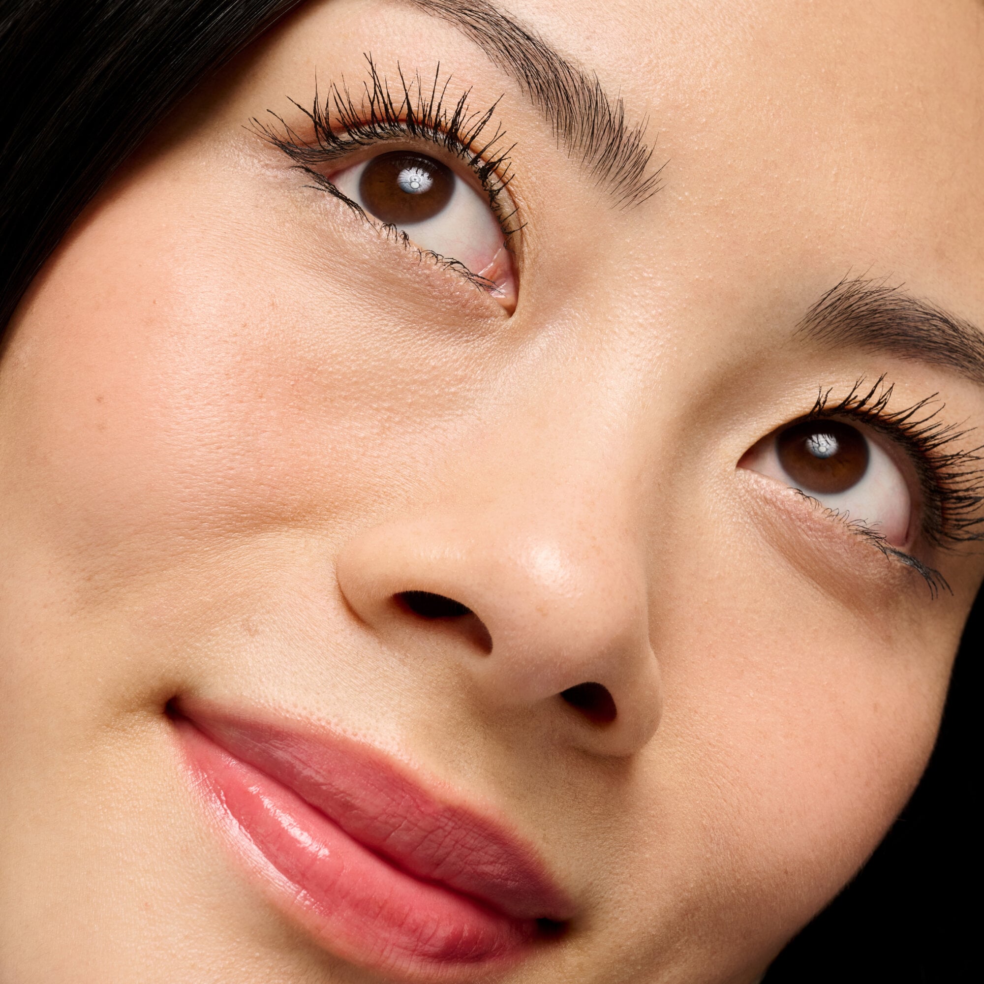 Model wearing They're Real! Mascara