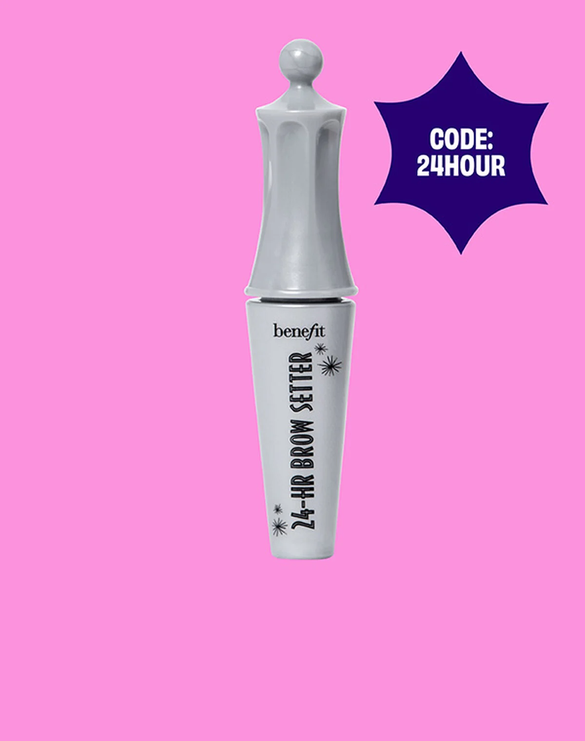 Get a free 24-Hour Brow Setter sample with any $55 purchase to keep brows lifted, shaped, and locked in place all day.  - Code: 24HOUR