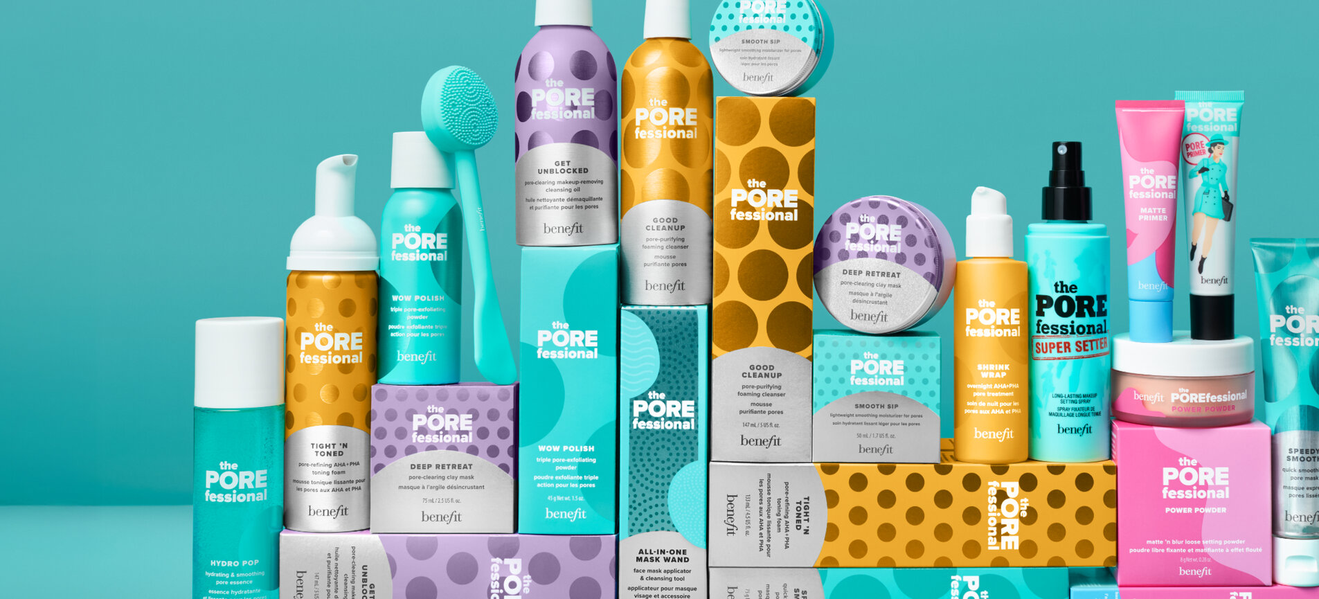 The POREfessional Pore Care family