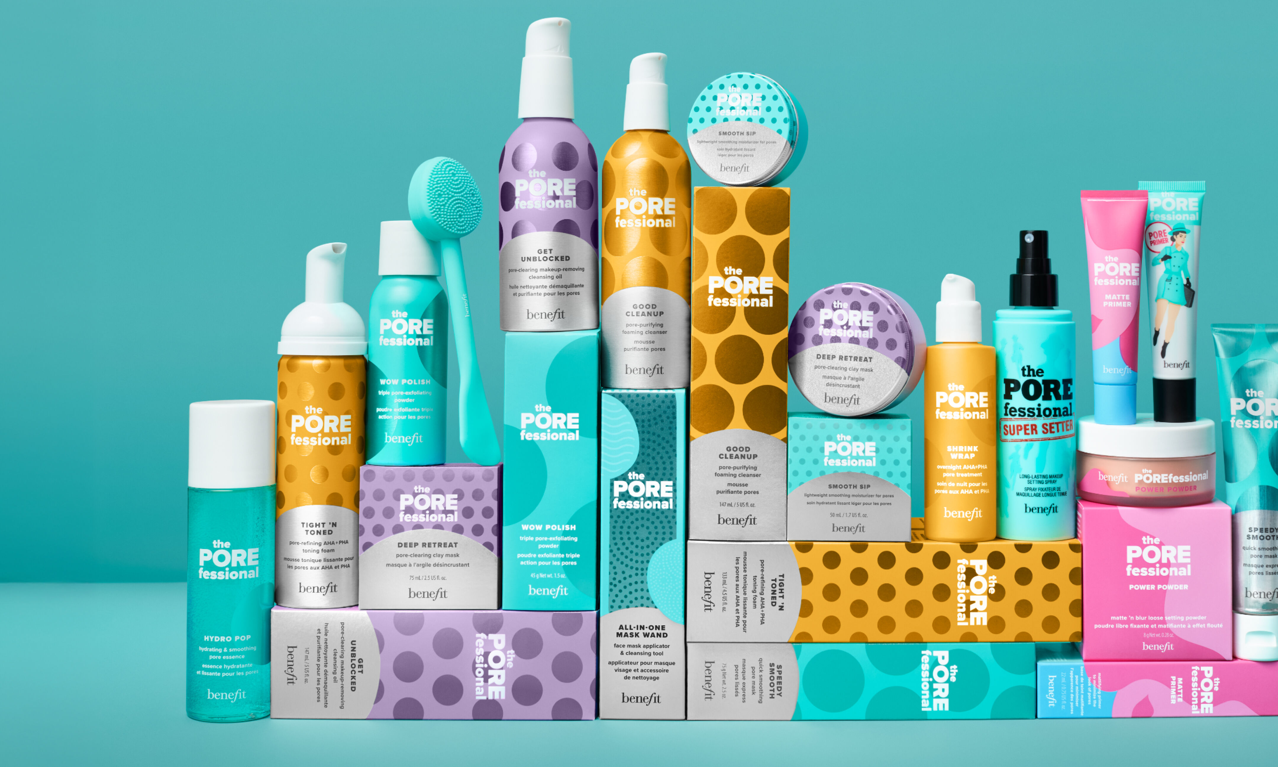 The POREfessional Pore Care family