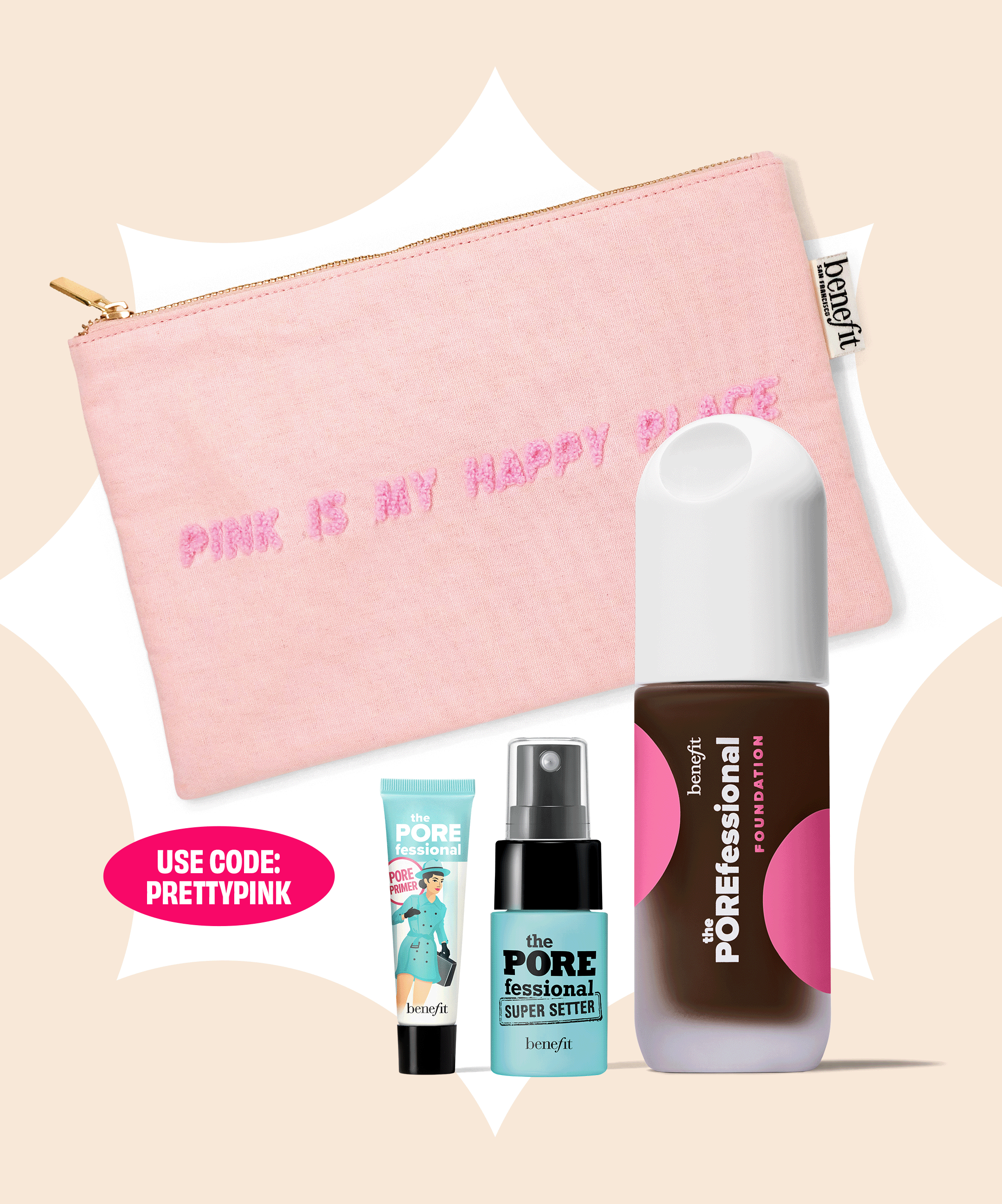 Cozy up with a pack of Benefit socks when you spend $60 or more!* - Code: TWOPAIRS