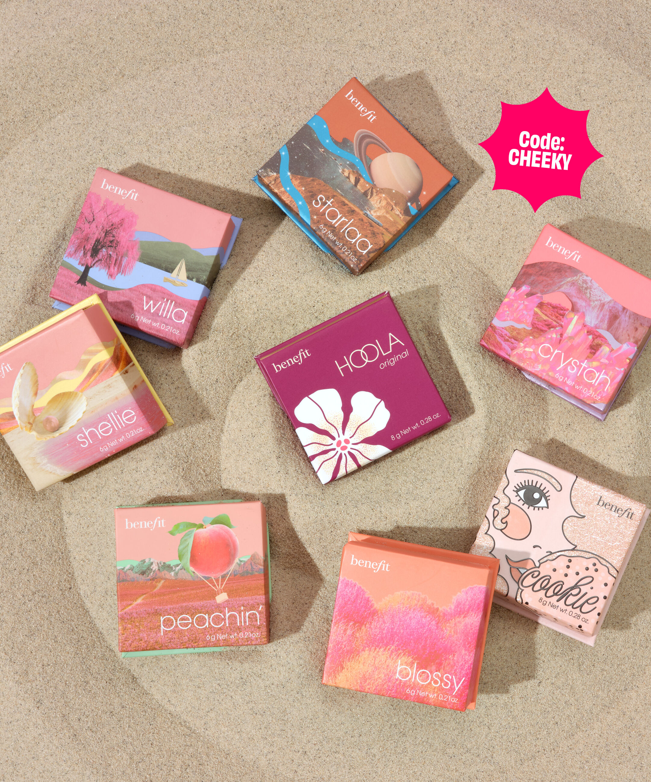 Blush, bronze & glow with 50% off full-size cheek powders.* - Code: CHEEKY