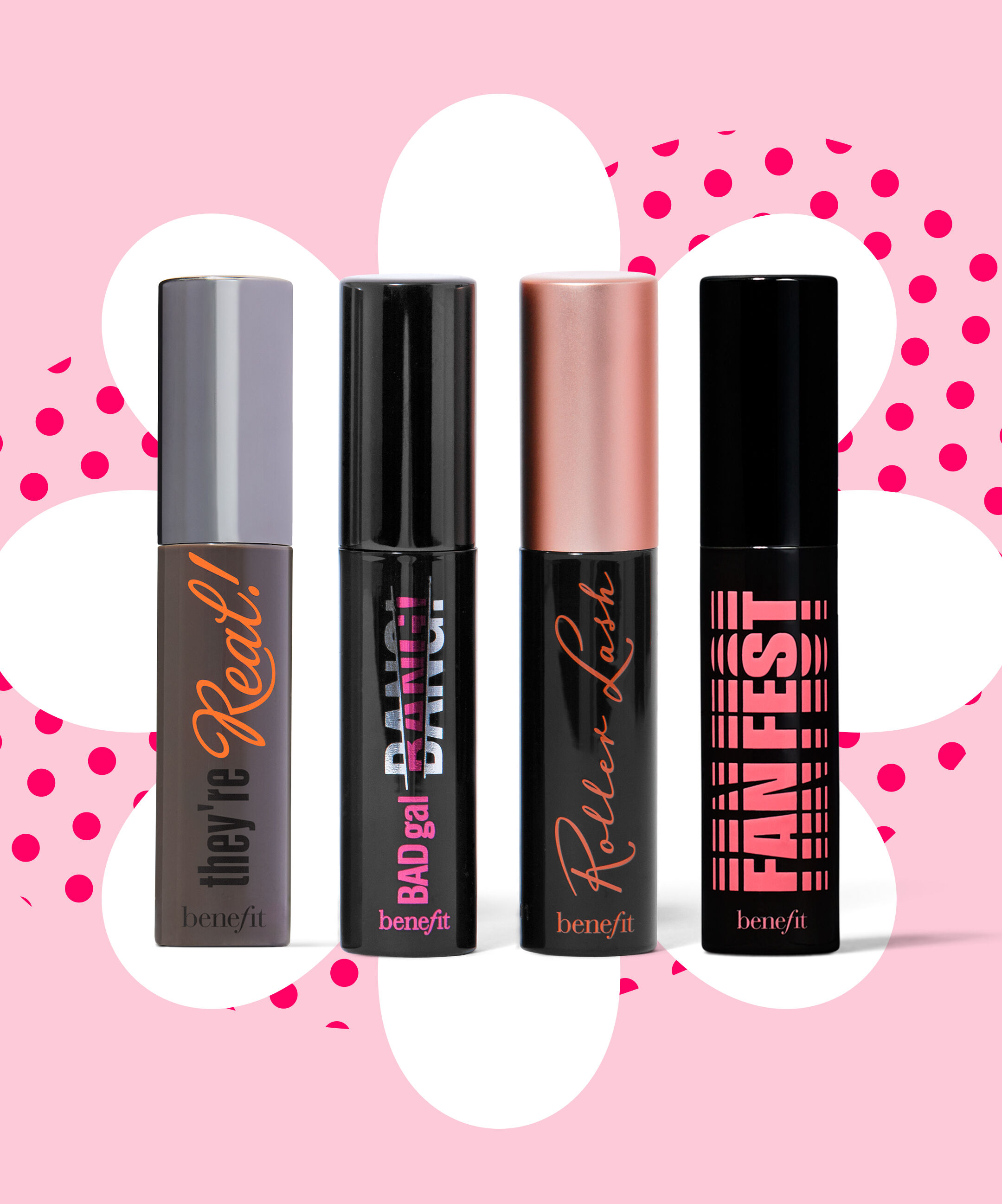 Why choose one lash look? Score 4 deluxe samples of our bestselling mascaras when you spend $85 or more.* Code: LASHSTASH 