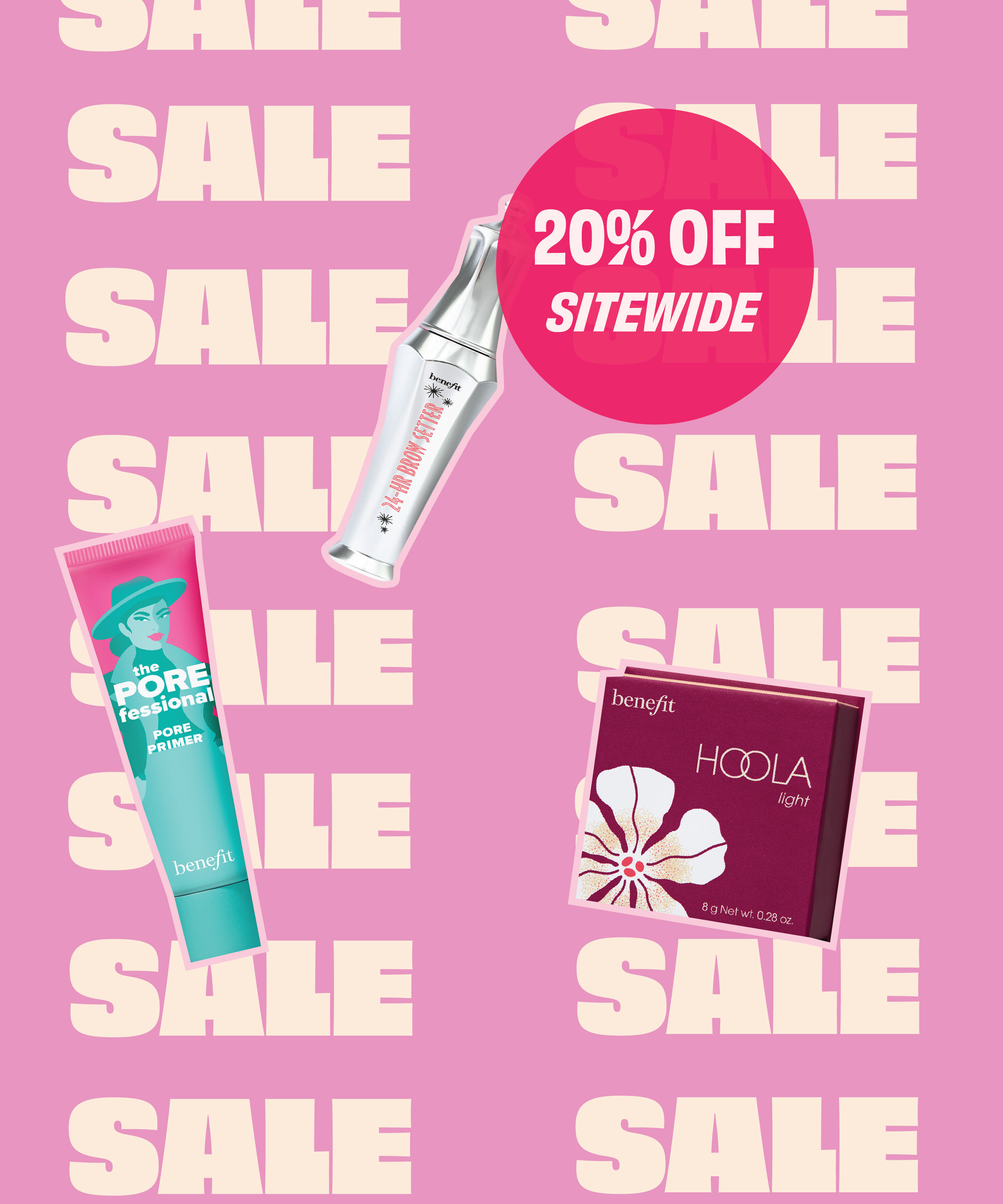 benefit sale
