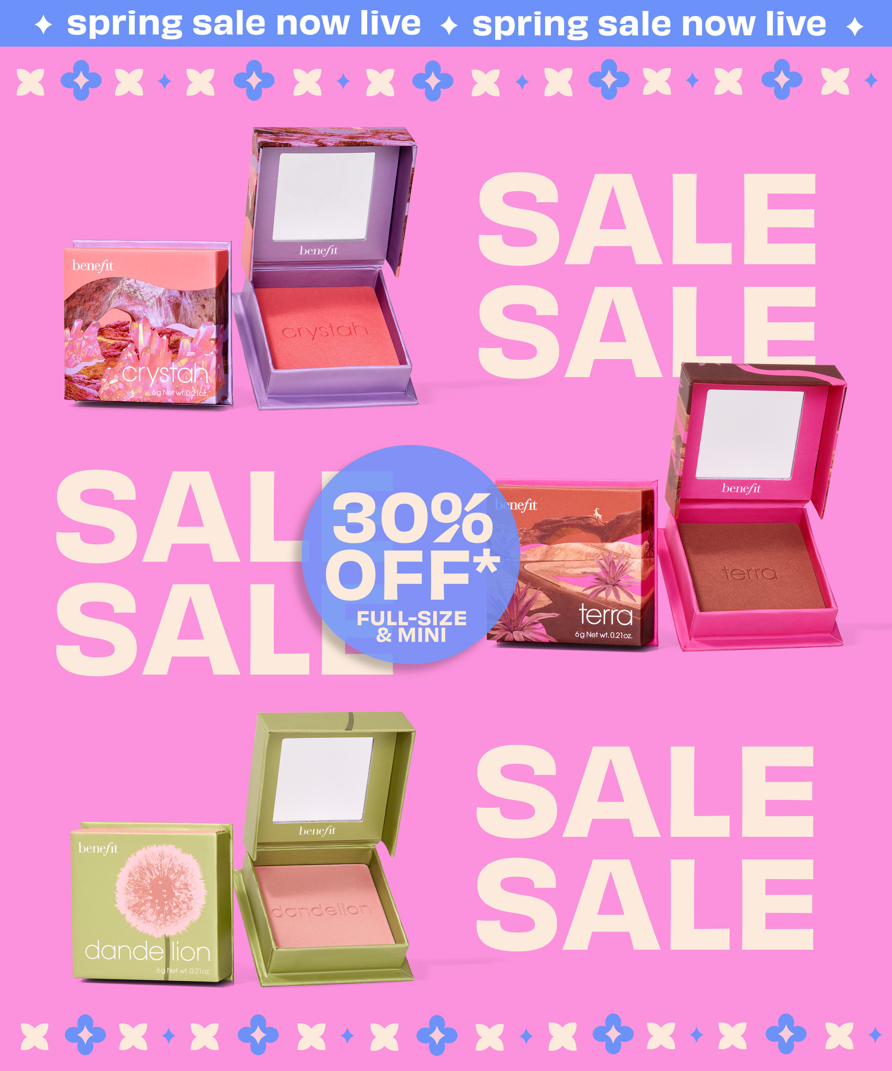 30% off Blush