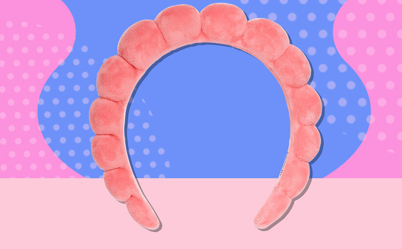 Limited edition Benefit Headband with 70 hearts