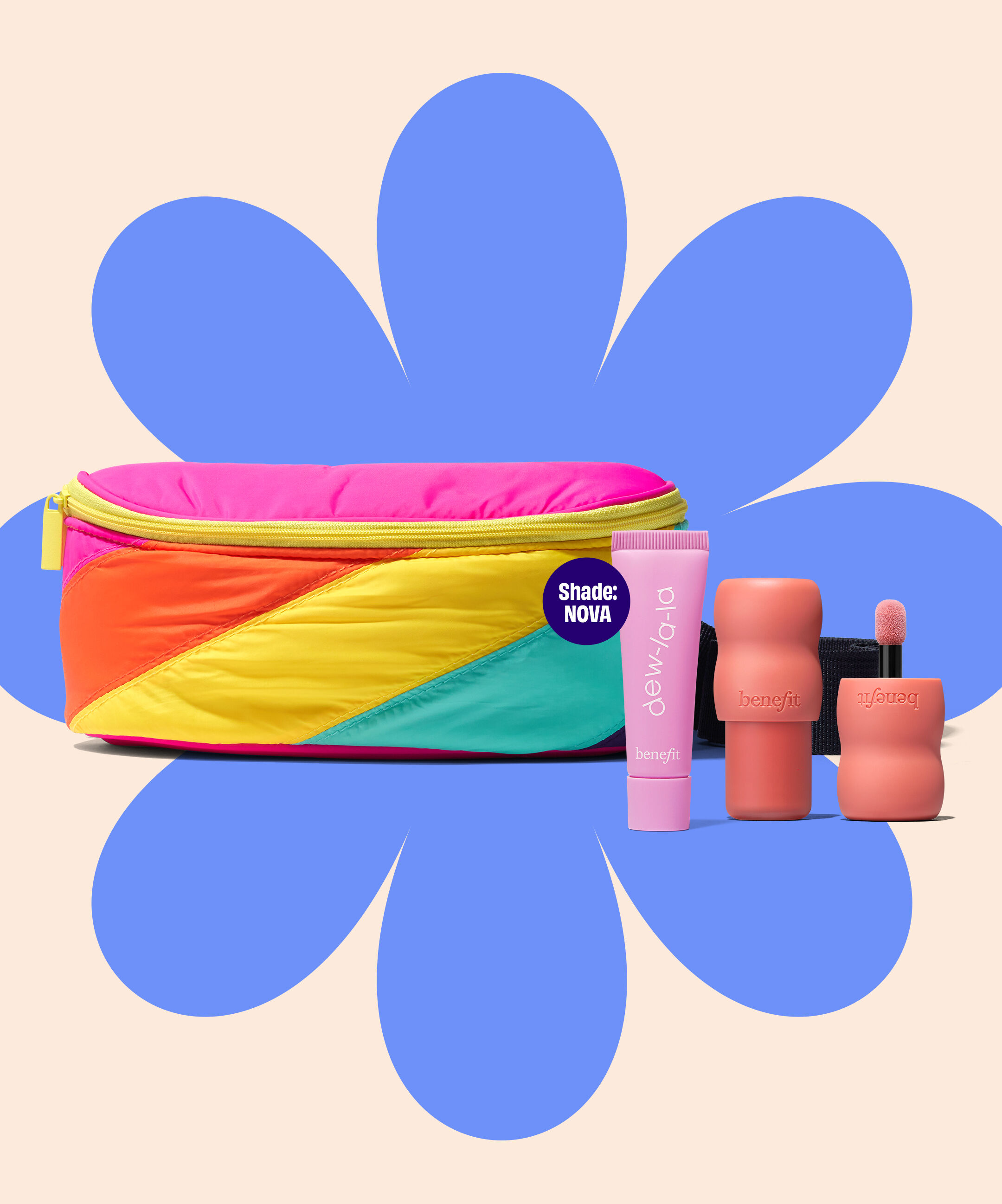 Spend $85+ and get Play Daze Liquid Blush, Hoola Bronzer, BADgal BANG! Mascara, and The POREfessional Setting Spray, on us!*    Plus, spend an extra $10 for a FREE makeup bag to hold it all. Code: FOURYOU