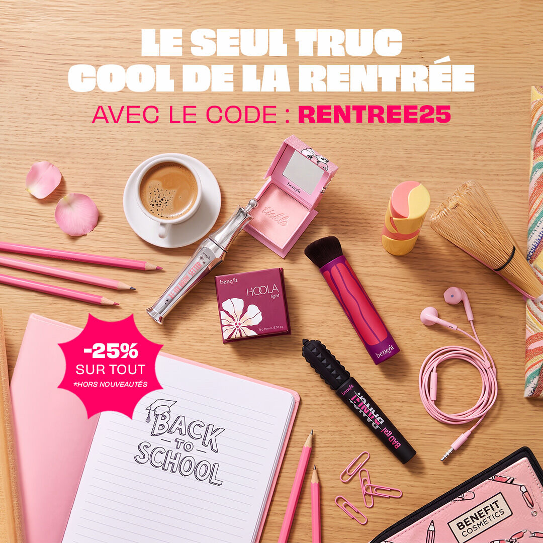 Offre de rentr&eacute;e : -25% sur tout le site