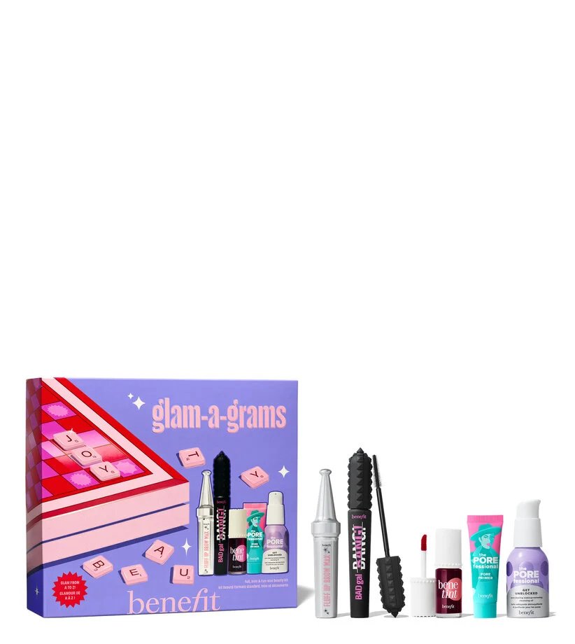 Glam-a-grams packaging and products Glam-a-grams packaging and products