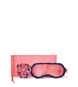 Benefit Branded Silk Sleep Mask & Scrunchie Set