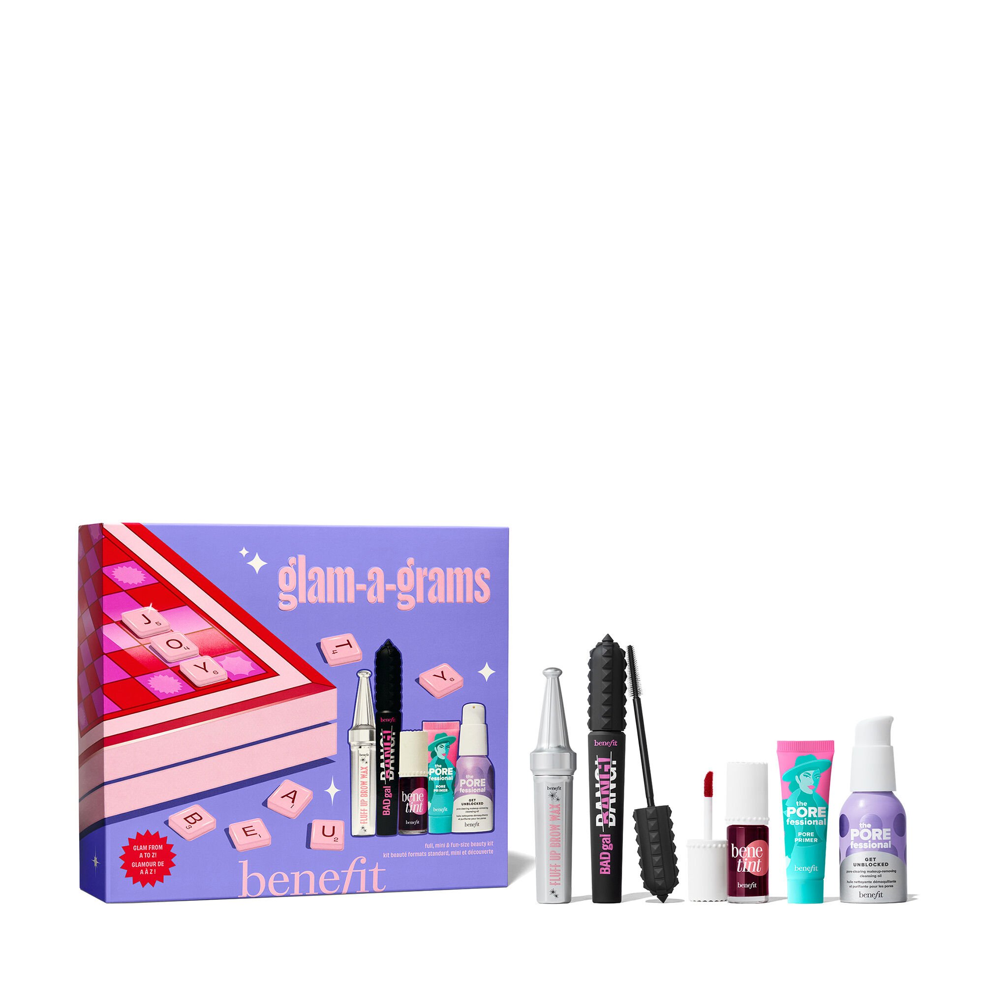 Glam-A-Grams: Mini, Full & Fun Sizes Holiday Set | Benefit