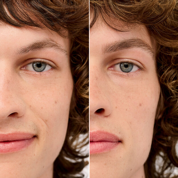 Precisely, My Brow Detailer Shade 3.5 before and after