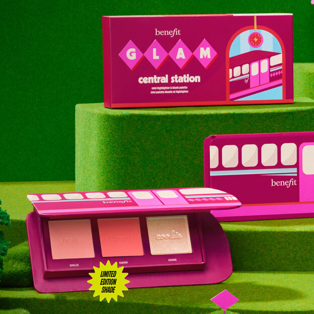 Glam Central Station Limited-edition Mini Cheek Palette With 43% Savings