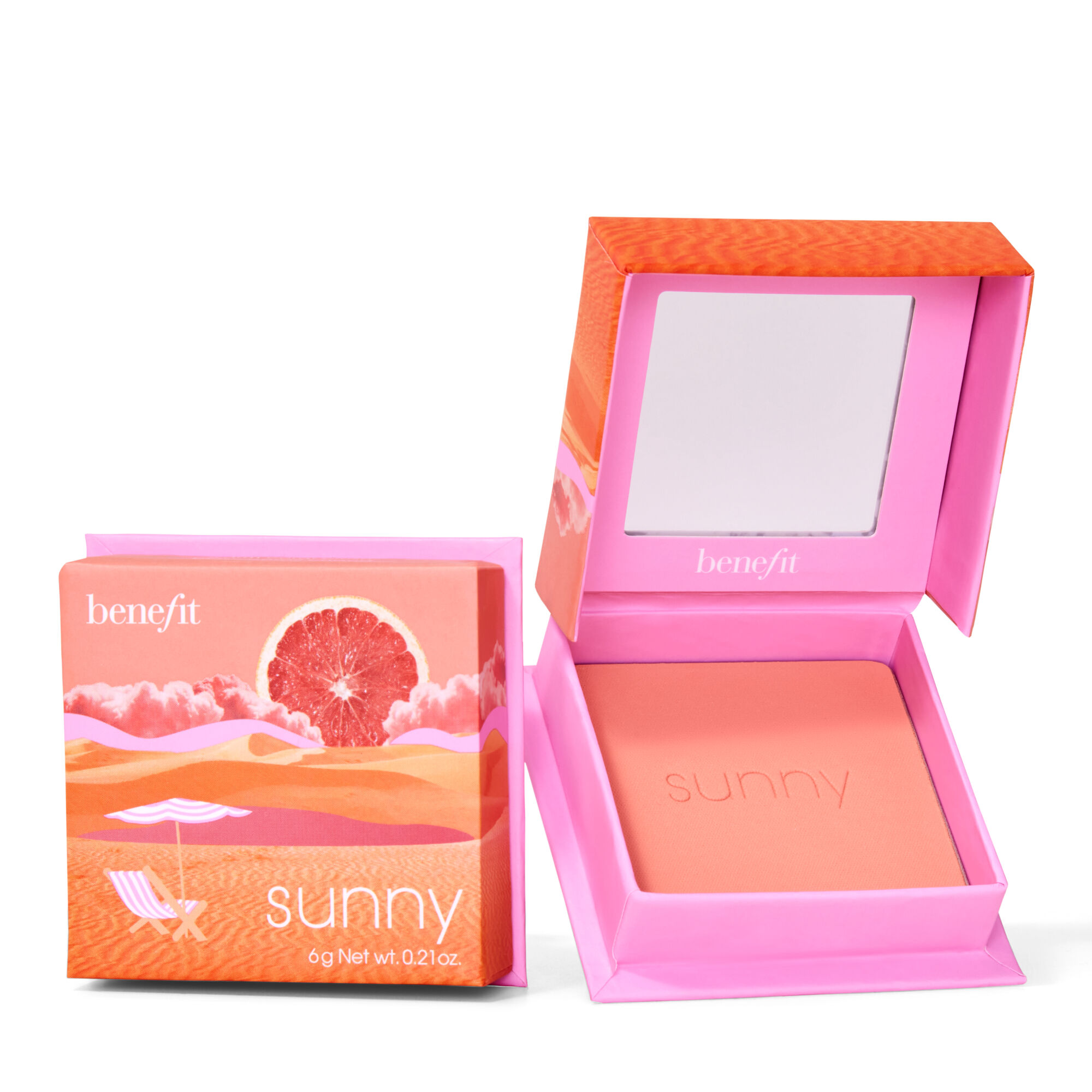 Sunny Warm Coral Blush