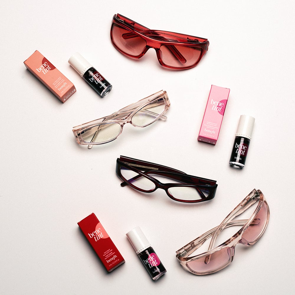 DEZI x Benefit Tints Out Sunglasses & dark cherry-tinted Benetint set NIB Limited EditionDezi x Benefit  main image 3