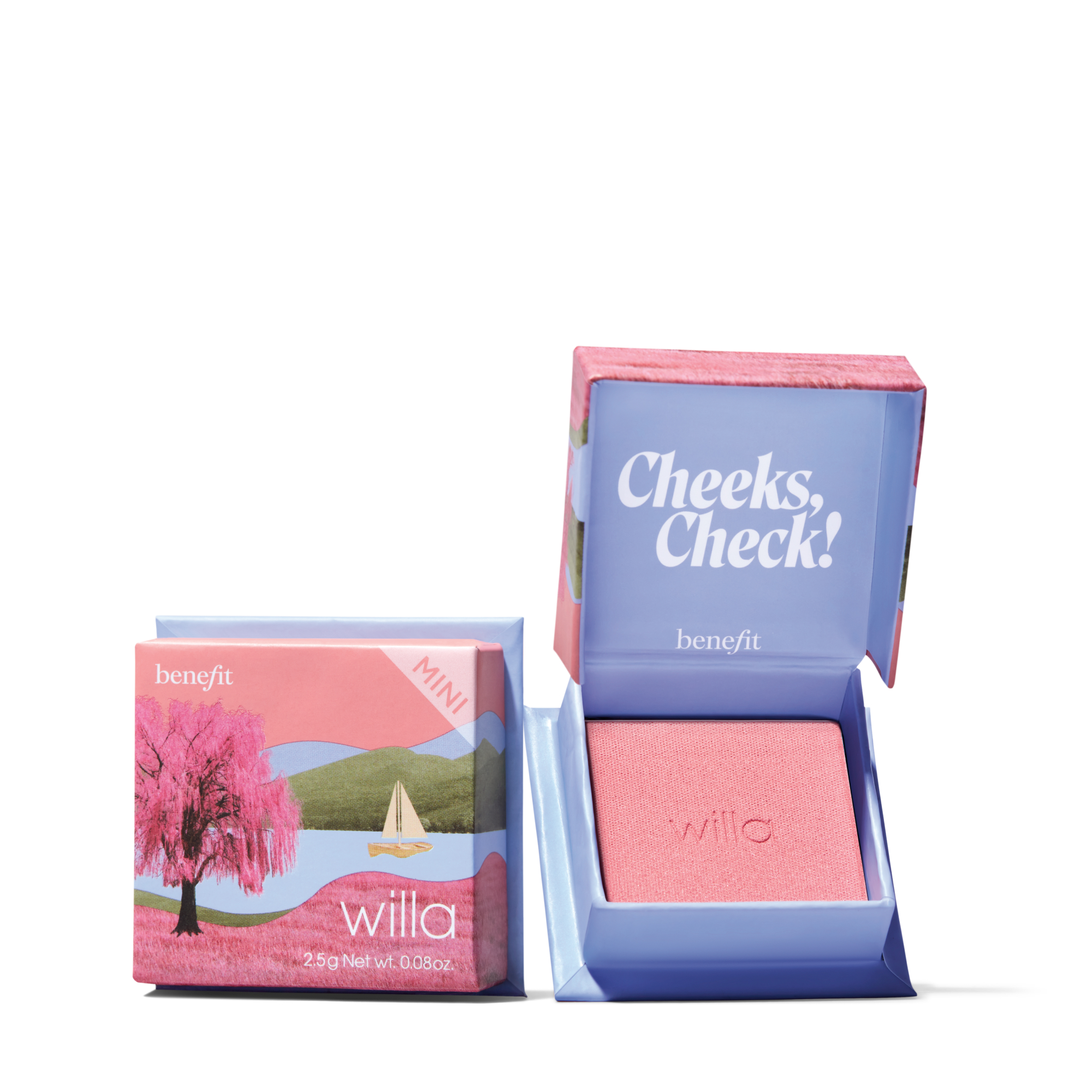 Benefit Cosmetics Willa Blush In Soft Neutral-Rose - Sweat & Smudge-Proof, Size: Mini Soft Neutral Rose