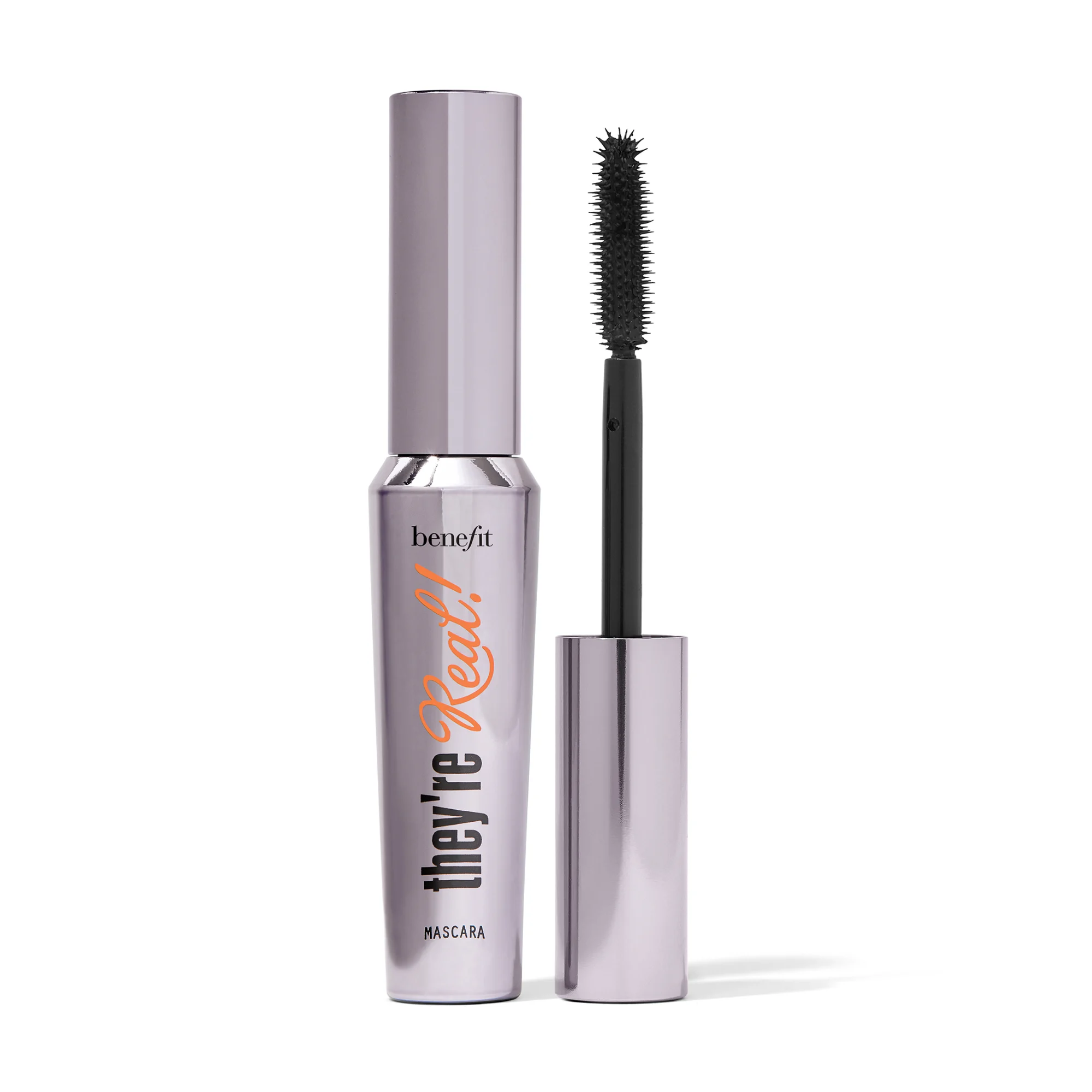 They're Real! Lengthening Mascara - Long Wearing Straight Brush Volumises Extreme Length Satin Full In Black, Size: Full Size