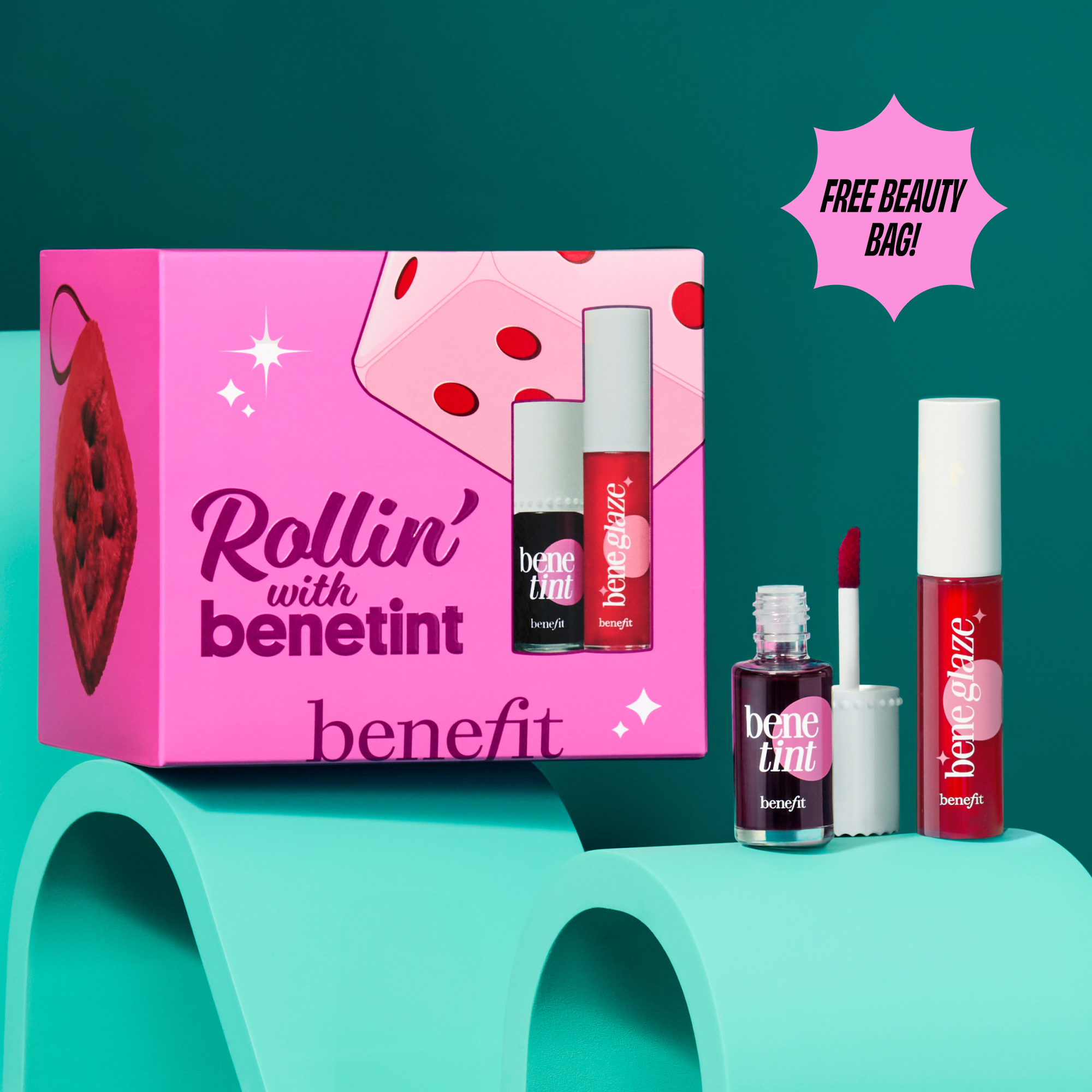 Rollin' With Benetint 3-Piece Lip & Cheek Gift Set