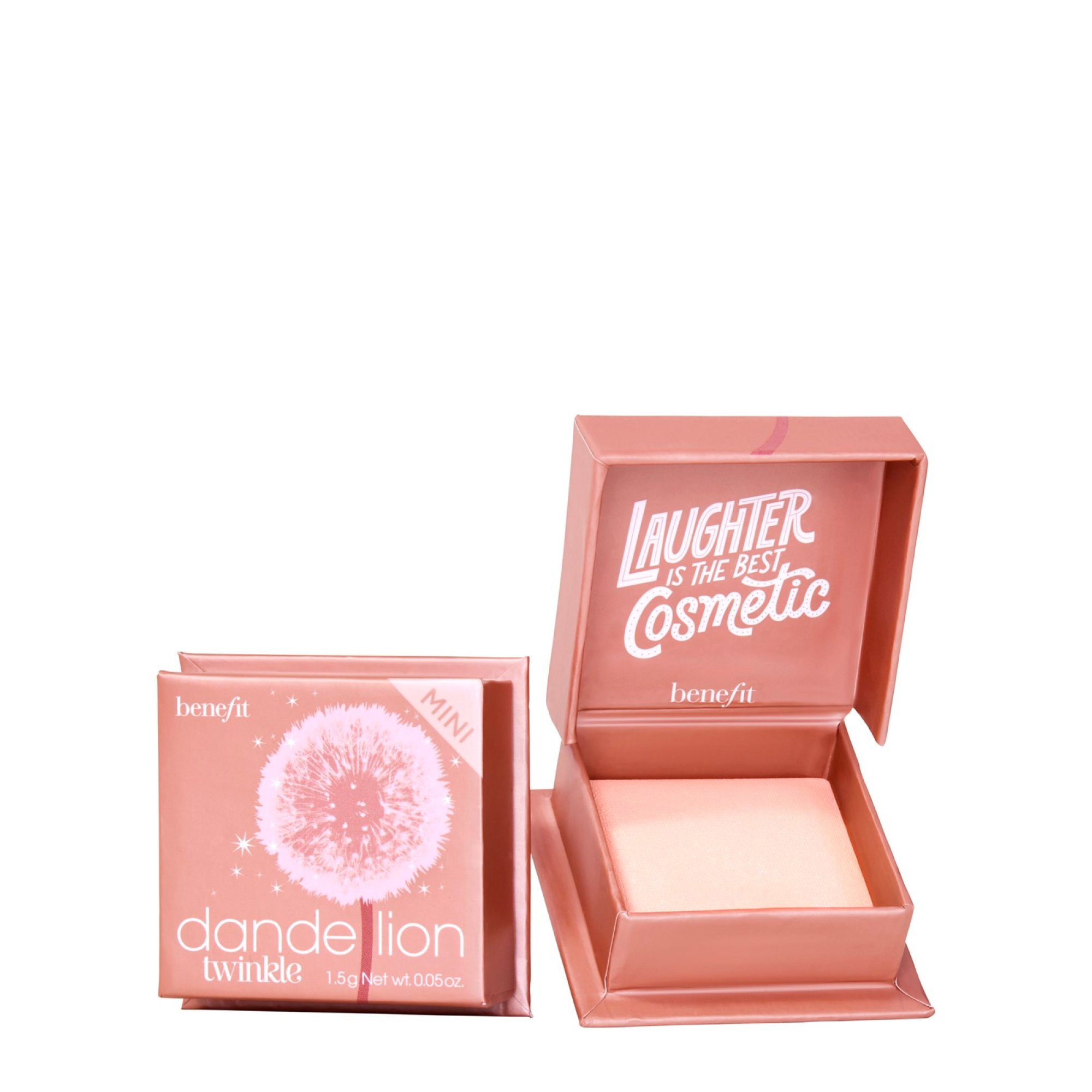 Dandelion Twinkle Soft Nude-Pink Highlighter Travel Size - Highlighting Whisper-light Strobing Powder In Nude Pink, Size: Mini
