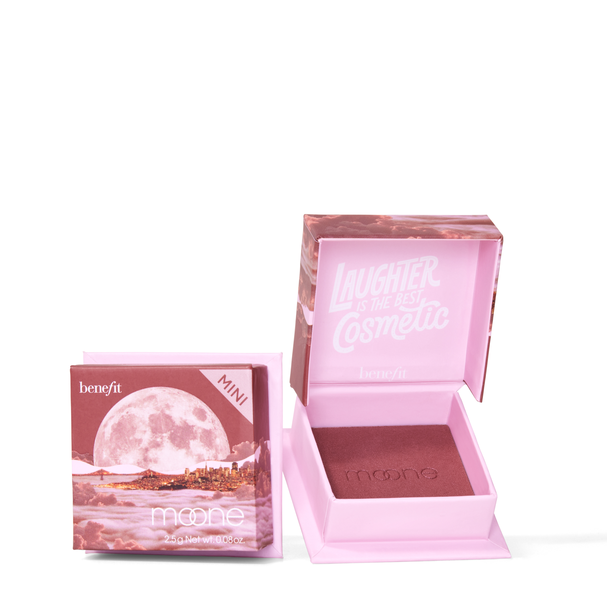 Moone Rich Blush Travel Size - Sweat & Smudge-Proof In Berry, Size: Mini