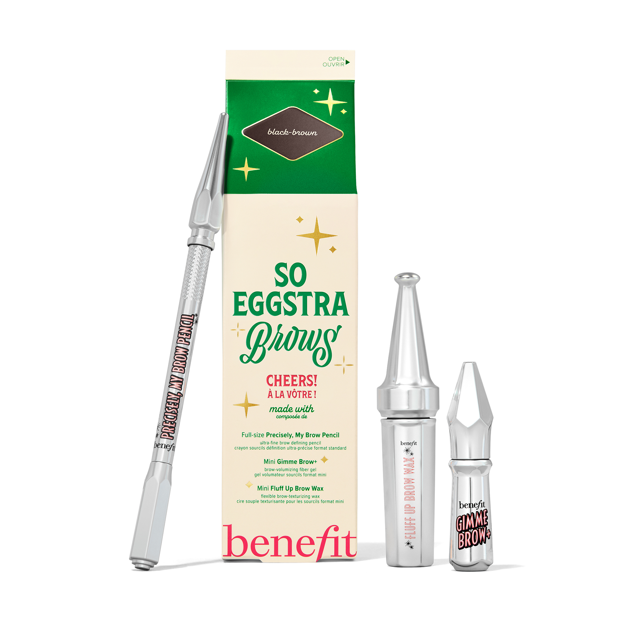 So Eggstra Brows Gift Set - 5 - Black-Brown